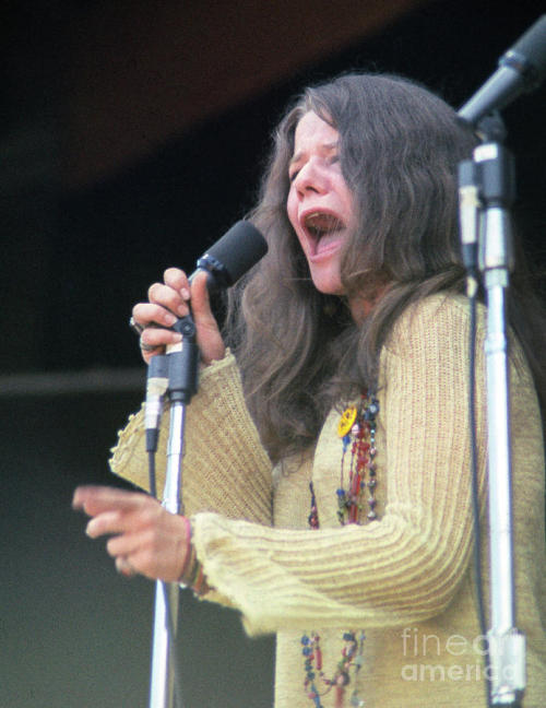 Janis performing at the Monterey Pop Festival, 1967.