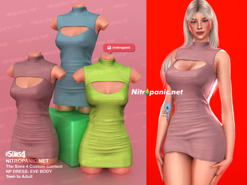 Dress[MORE INFO - DL]Sim model by @ thevalieriesong (IG)Follow @nitropanic for more! <3