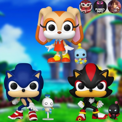 Take A Look At These Three New Sonic #FUNKO Pops Coming Late 2024 And Early 2025! This New Wave Includes: