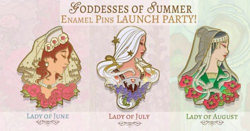 I’m holding a Launch Party for my enamel pin Kickstarter!  Join in as we celebrate till Launch Day, 