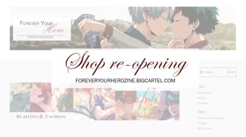 foreveryourherozine:   The time has finally come! This is your very last chance to get a p