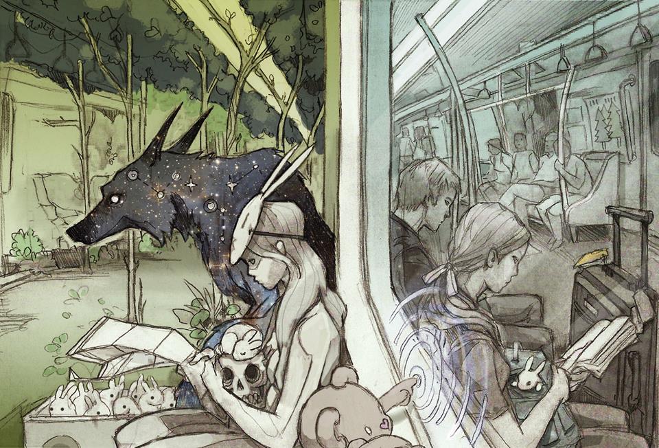 aspectofadreamer:  The world of Bunny and Lupus by Chiara Bautista