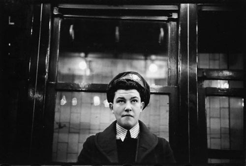 Subway Portraits, New York City by Walker Evans, 1938.