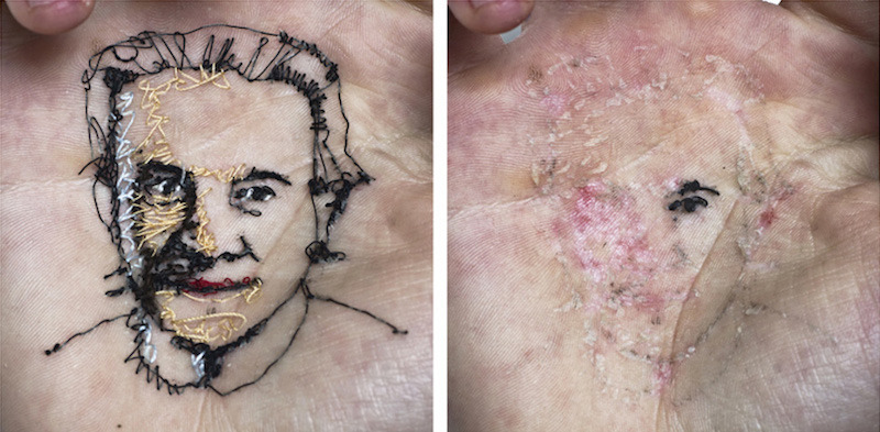untrustyou:  Hand Sewn Portraits by David Catá  ‘Every moment lived stays in