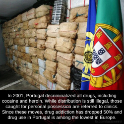 mindblowingfactz:    In 2001, Portugal decriminalized