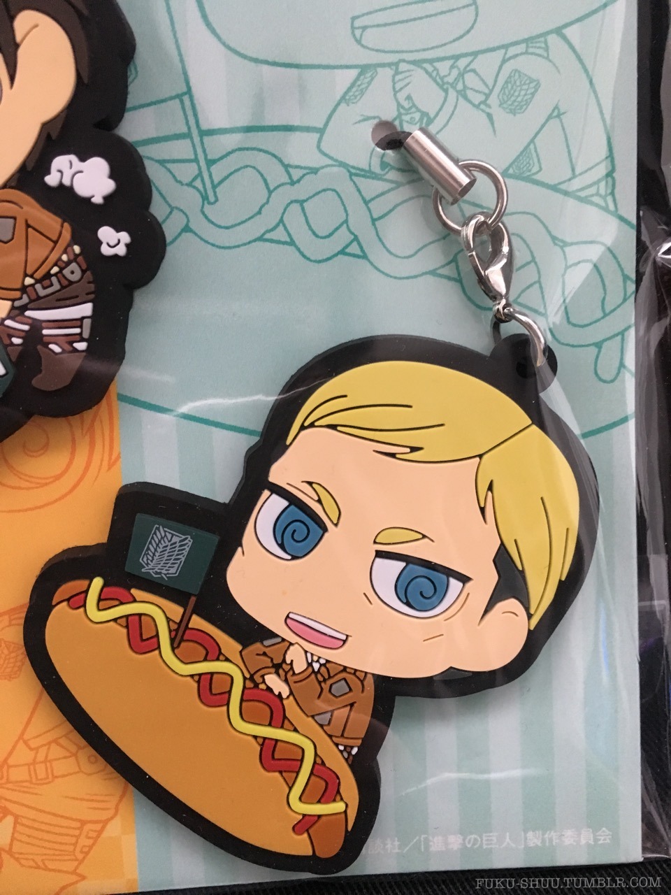 Part 1 of my Shingeki no Kyojin merchandise haul for today: official concessions-themed