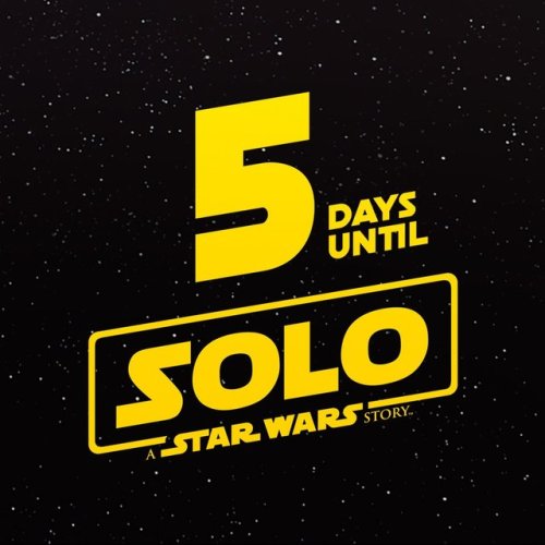 5 days until #Solo: A #StarWars Story https://t.co/5DbILYTavD@StarWarsCount