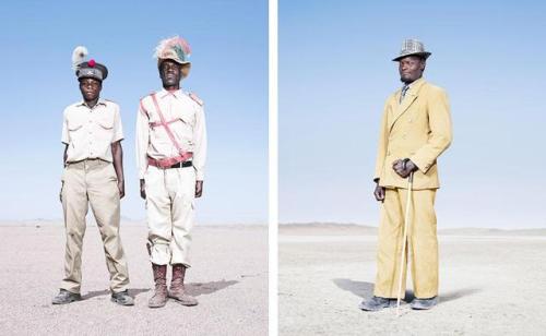 Portraits of the Herero people of Namibia by Jim NaughtenEach image, a portrait of Herero tribe memb
