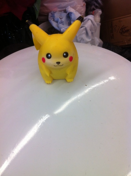 newt-safeforwork:pokemon-global-academy I found one of those pikachus! Still works too