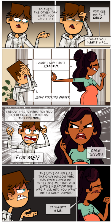 totaltraumacomic:That’s Rough Buddy ( 1 / 2 )This comic is being posted in two parts because i