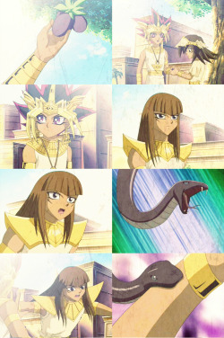 dragontamer05:  majishanzuvarukiria:Apricot Edit’s YGO Challenge6. Favorite Friendship↳ Atem and Mahad  Young Mahad is adorable.And so is Atem and Mana