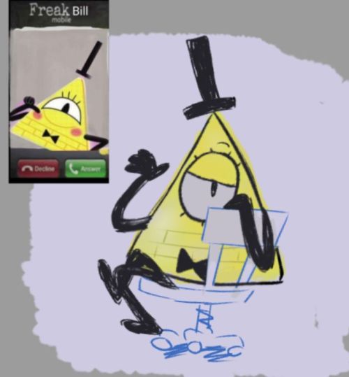 BILL CIPHER DOODLE DUMPSCARE