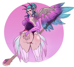 steffydoodles:Mercy’s new skin is LOVE. 