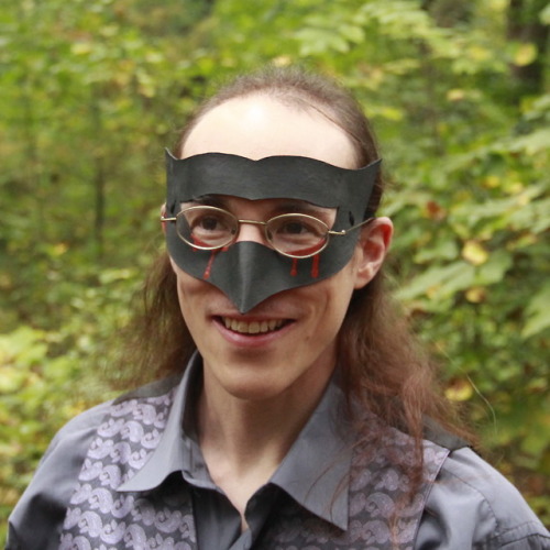 A Simple Little Glasses-compatible Mask. I Think I Just Hand-cut This One When I Was Feeling Bored One