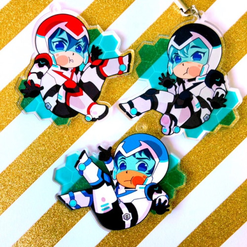 heroicworks:Pita Paladin charms are finally here!!The acrylic charms are 2.5″ inches, double s