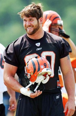 herofiend1983:  49er Justin Smith with The Bengals in 2002 Check out my new tumblr page “Facial Hair Fetish”…. Only Real Men, No Twinks! 