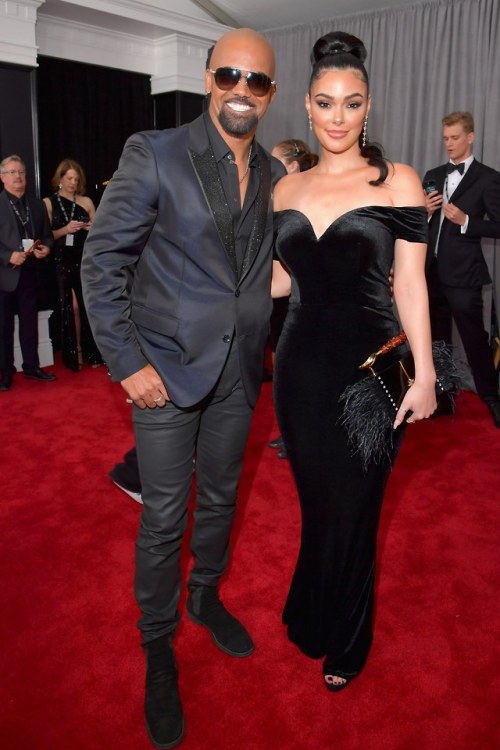 Shemar Moore and Lina Esco - The 60th Annual Grammy Awards, New York City | January 28, 2018