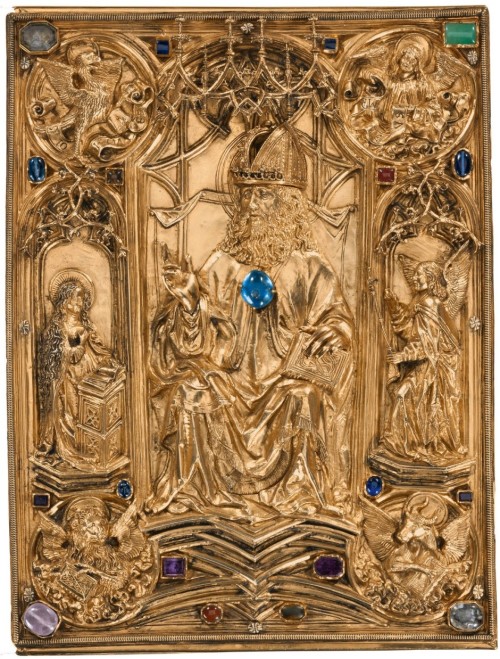 Coronation Evangeliar - Vienna, Kunsthistorisches Museum, Weltliche Schatzkammercover: ca. 1500portr