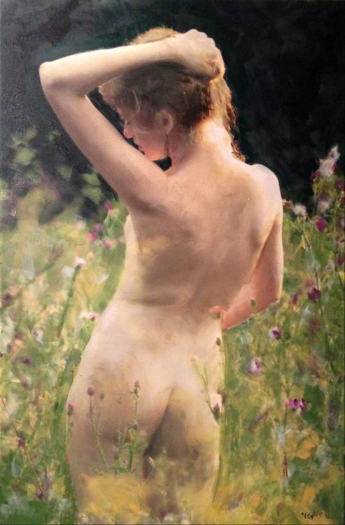 figurative-arts: An English Rose (Now SOLD) by William-Oxer