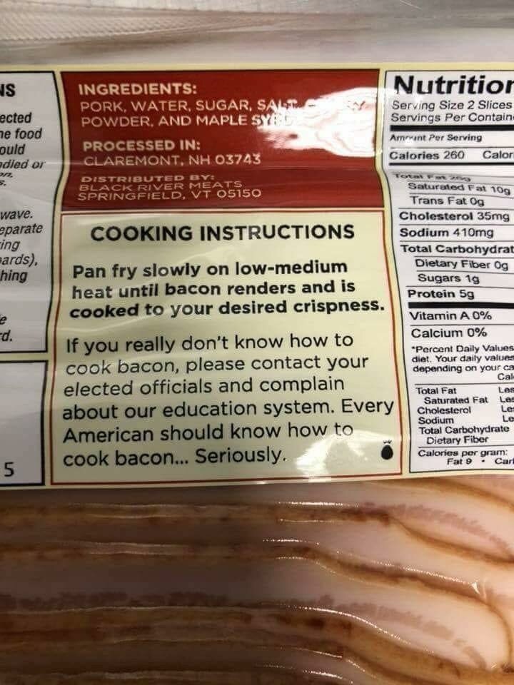 ineversurrender:Seriously…Every American should know how to cook bacon.