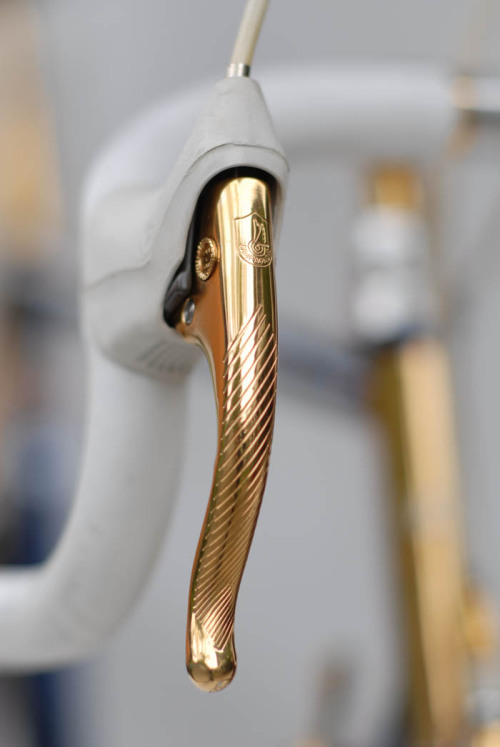 bikeplanet:  ICS-Italy Cicli Systems Exclusive Bike Gold Plated Campagnolo Recordby Velo Aficionado