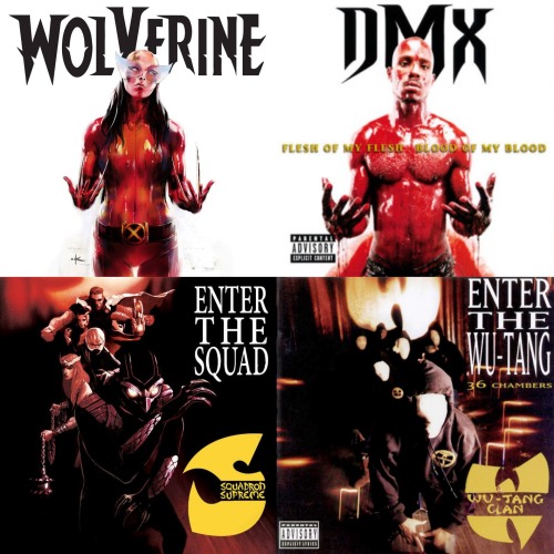 alternicobase:  Brilliant Hip Hop variant covers of Marvel Comics. 