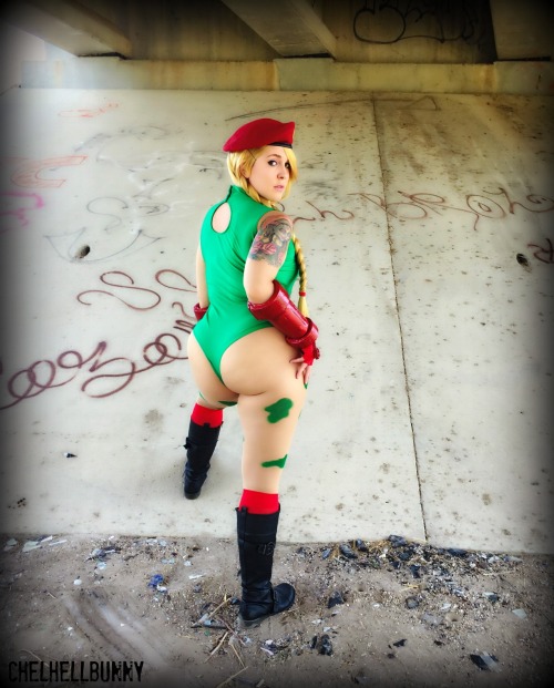 chelbunny:  Cammy cosplay done!! Kicking adult photos