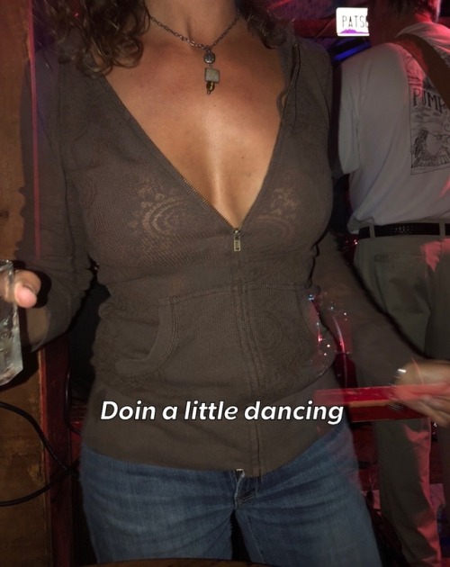 luvmyhotwife25:  The wife and I were able to get a much needed date night in last night.  Kids all set in the camper with movies and we found a dive bar with live music.  Here are a couple pics of last night’s progression.  She was really ready to let