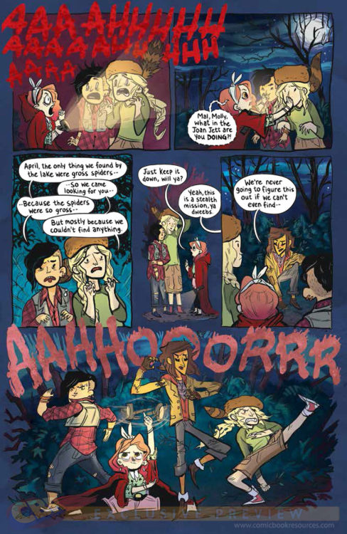 Lumberjanes #1 Preview! STORY BY Noelle Stevenson, Grace Ellis ART BY Brooke Allen COVER BY Noelle S