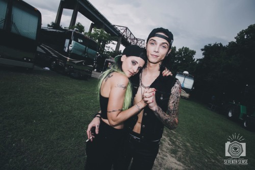 JULIET SIMMS + ANDY BIERSACK Warped 2015 - Jacksonville, Florida