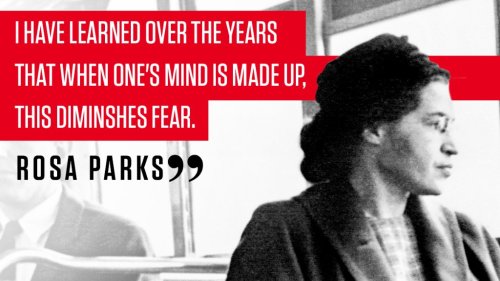 Happy Belated Birthday to Civil Rights pioneer, Rosa Parks! Parks refused to give up her bus seat to