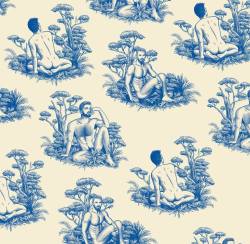 A friend messaged me this wallpaper design &amp; joked(?) that we should use it for the nursery when we adopt.