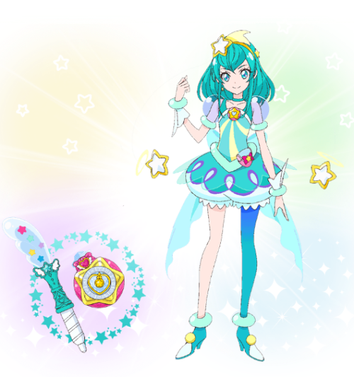 pochqmqri: The official Asahi site for Star☆Twinkle PreCure just updated with some small alterations