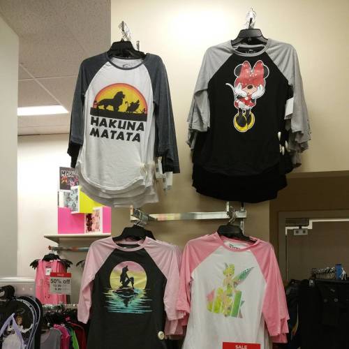 #Disney shirts at #jcpenney#thelionking #MinnieMouse #ariel #tink