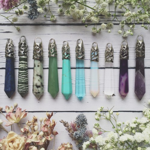 crystal necklaces