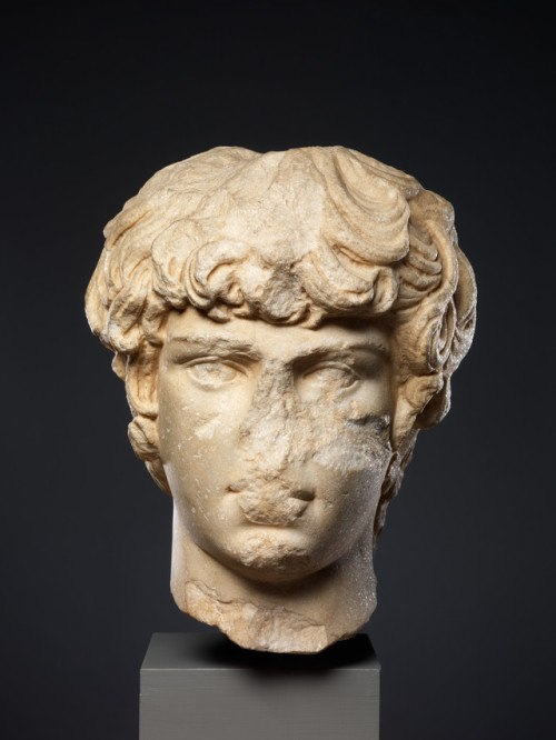 met-greekroman-art:Marble portrait head of Antinoos via Greek and Roman ArtMedium: MarbleGift of Jon