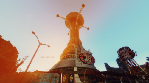 wastelandruckus: Morning at the Lucky 38 | request by @courierkitty