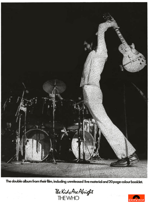 chrisgoesrock:  The Who - For the Movie The Kids Are Alright 1979 