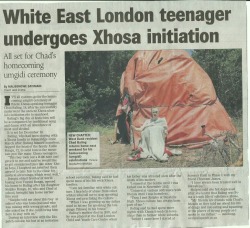 circdboysa:  Submitted by a South African follower.  Interesting newspaper article for those interested in traditional circumcision in SA.  No reason millions shouldn&rsquo;t be lining up