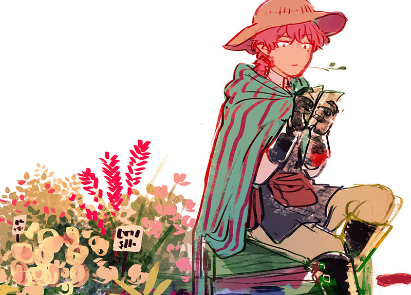 starfleetrambo: starfleetrambo:  Firenze selling flowers to support his family TBWF