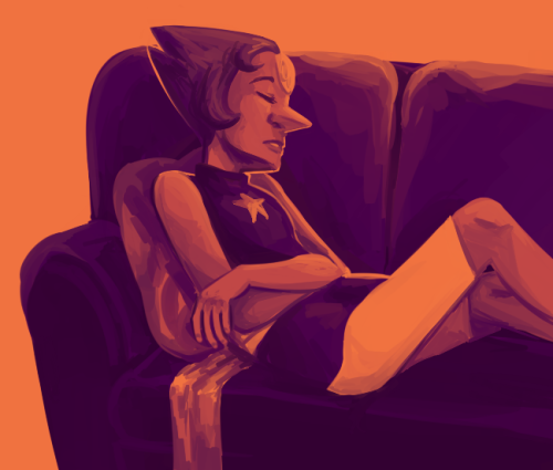 merrigel:  Gems don’t NEED to sleep but that doesn’t mean they can’t (palette-pearl for teddiethickens, I’m sorry it took 100 years to finish)