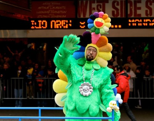 publicartfund - Takashi Murakami in costume (for the Macy’s...