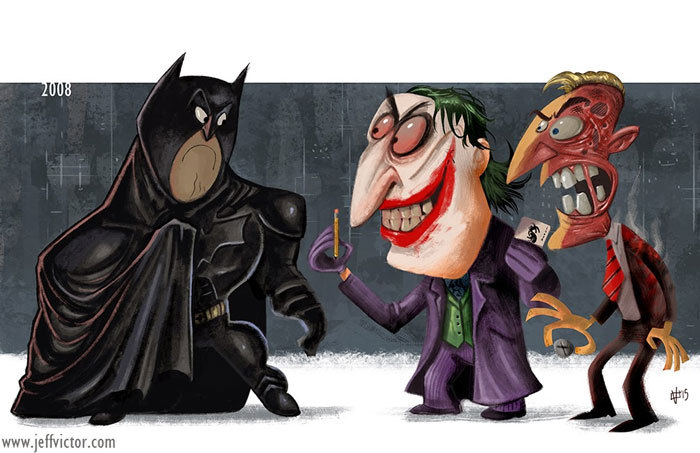 jedavu:  The Evolution of Batman Films, IllustratedJeff Victor, Los Angeles-based