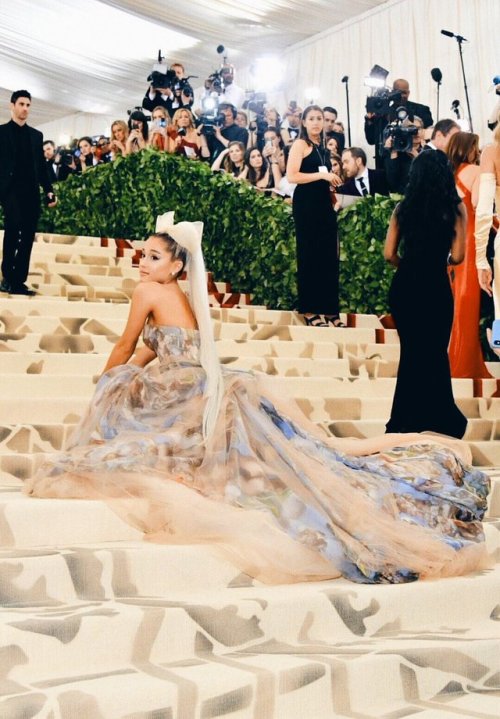 ruinedchildhood:Ariana Grande at the Met Gala 2018 