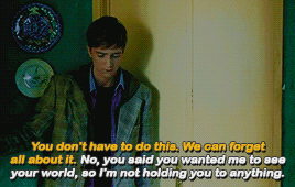 twyllodrus:Simon Monroe vs. the ’awkward family dinner / meeting the future in-laws’ trope