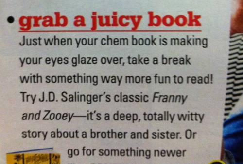 I found this on the last page of the newest 17 magazine…because I’m sure the same high school girls 