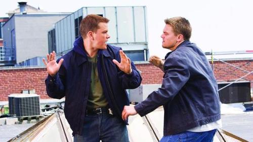 shittymoviedetails - In The Departed (2006), Matt Damon and Mark...