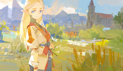 thecollectibles:  Hyrule sketches by Asen Liy  