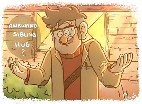 wern5838:  Awkward/Sincere Sibling Hug ;3 I really need more hugs of these two &gt;w&lt;