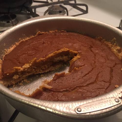 Up until today I had never baked a pie in my life. Today I made a vegan pumpkin pie from scratch. It